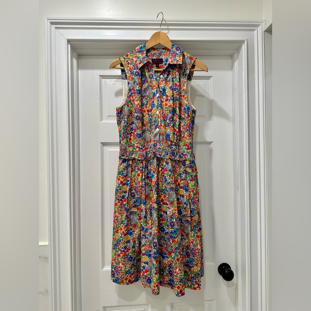 J.Crew Shirt-dress in Liberty® Margaret Annie print, size 6 - Picture 3 of 7